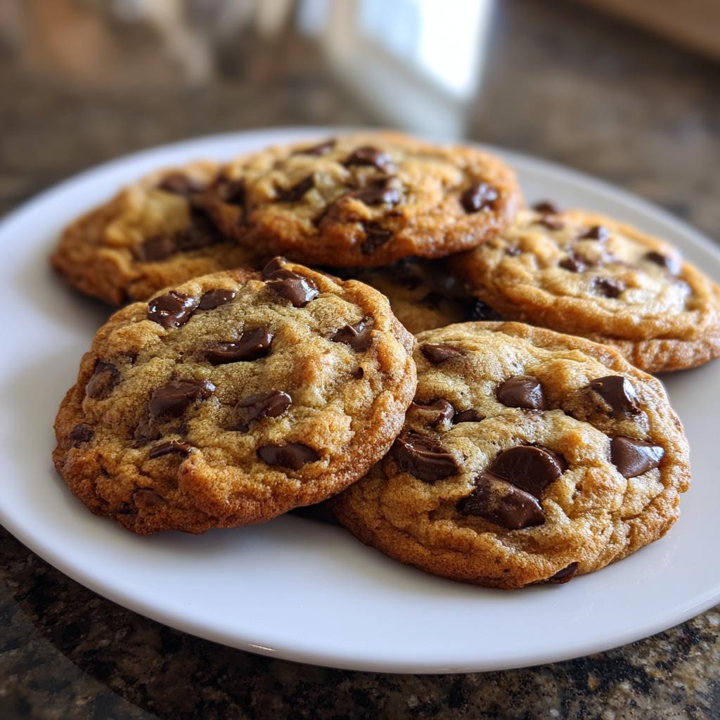 lazy chocolate chip cookies - detail 1