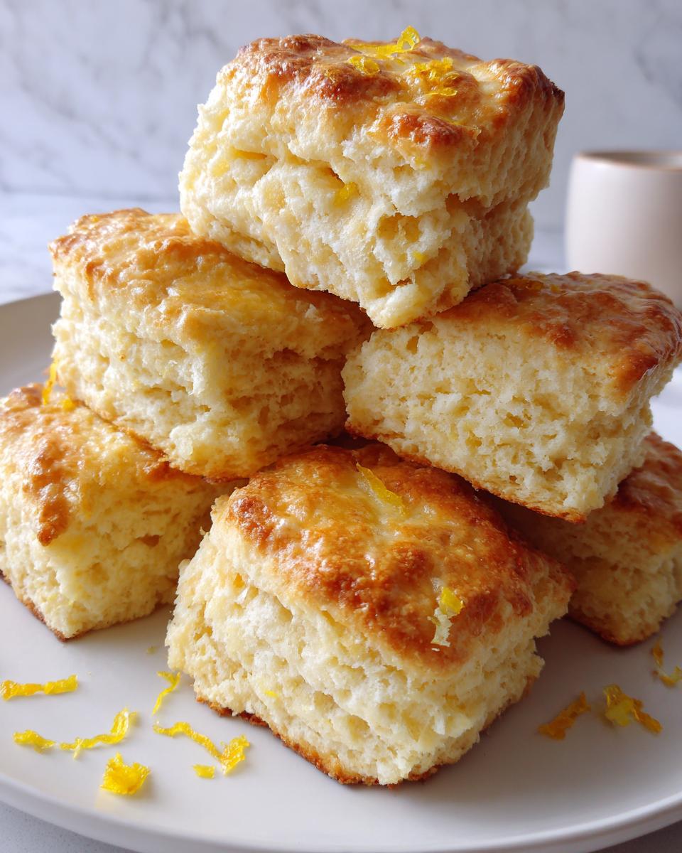 lemon scones - detail 1