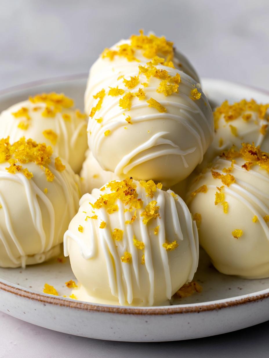 lemon truffles easy - detail 1