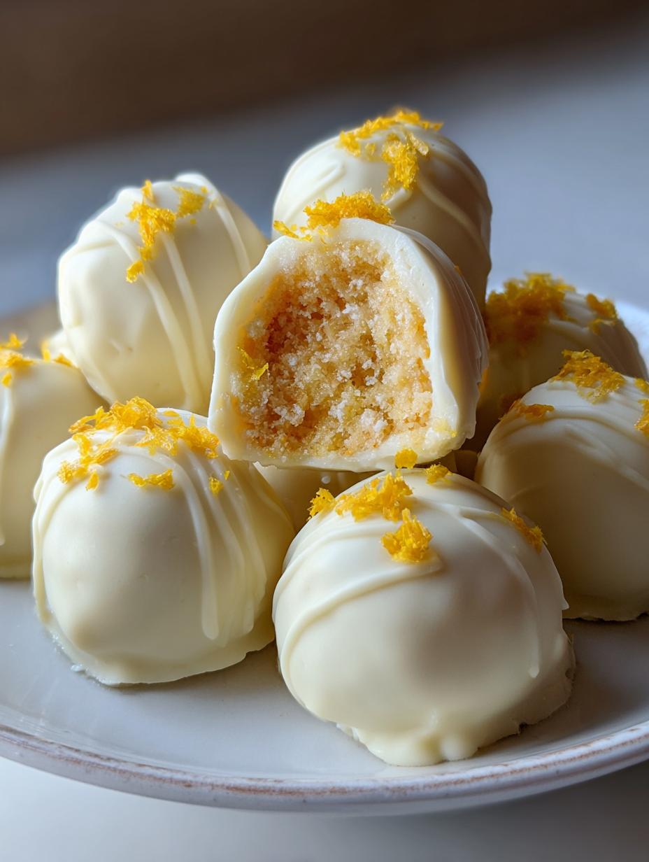 lemon truffles easy