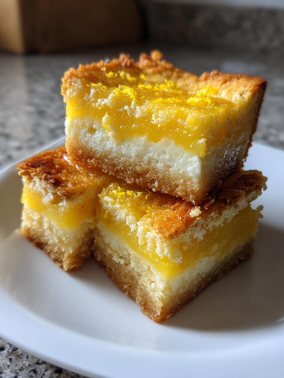 lemon zest dream bars - detail 1