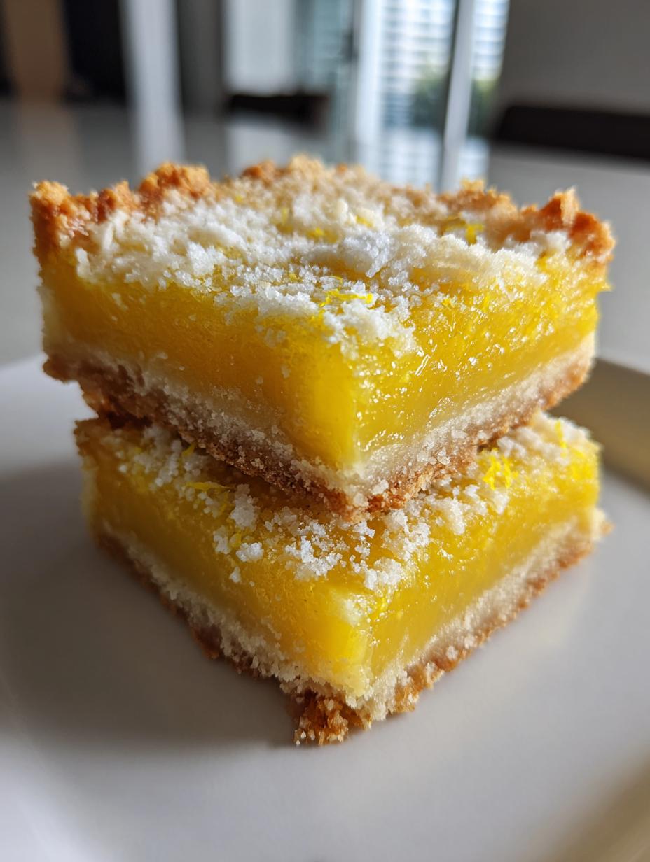 lemon zest dream bars