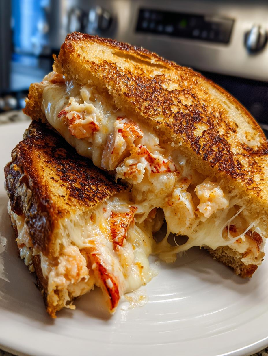 lobster grilled cheese sandwich