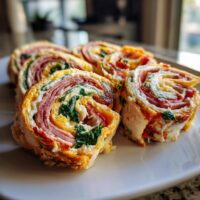 meat and cheese pinwheel appetizers