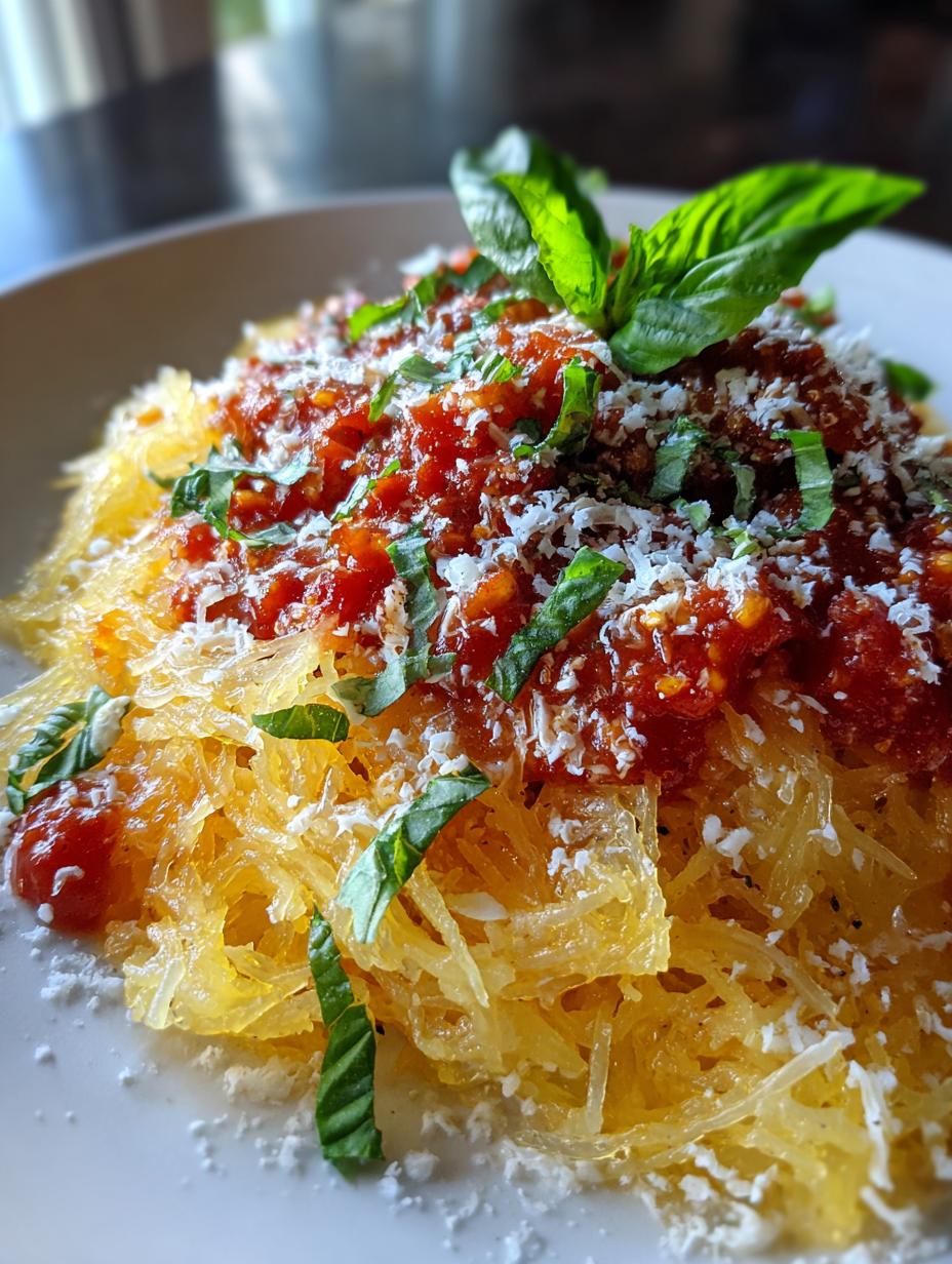 million dollar spaghetti squash pasta - detail 1