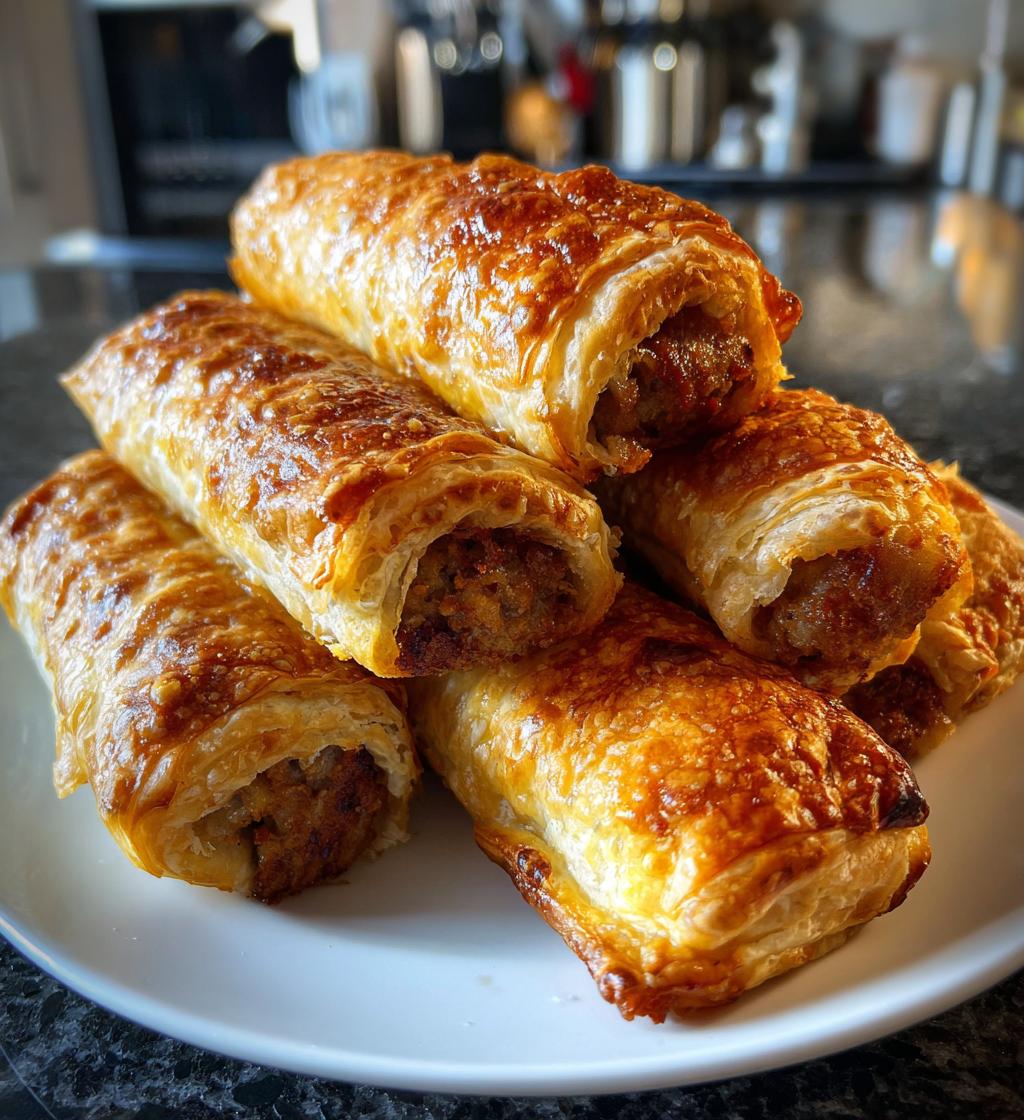 minced crocodile sausage rolls - detail 1
