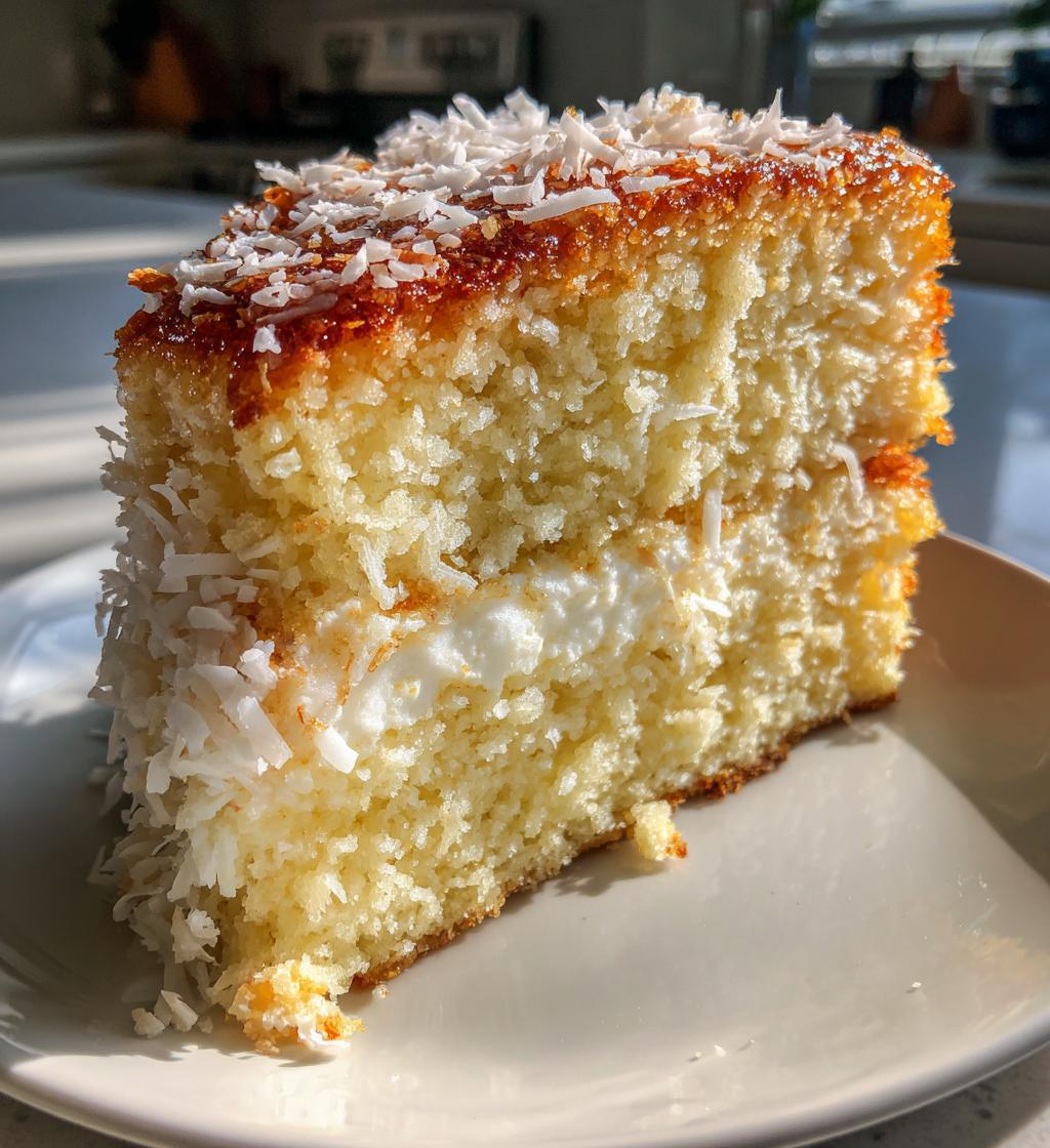moist coconut cake