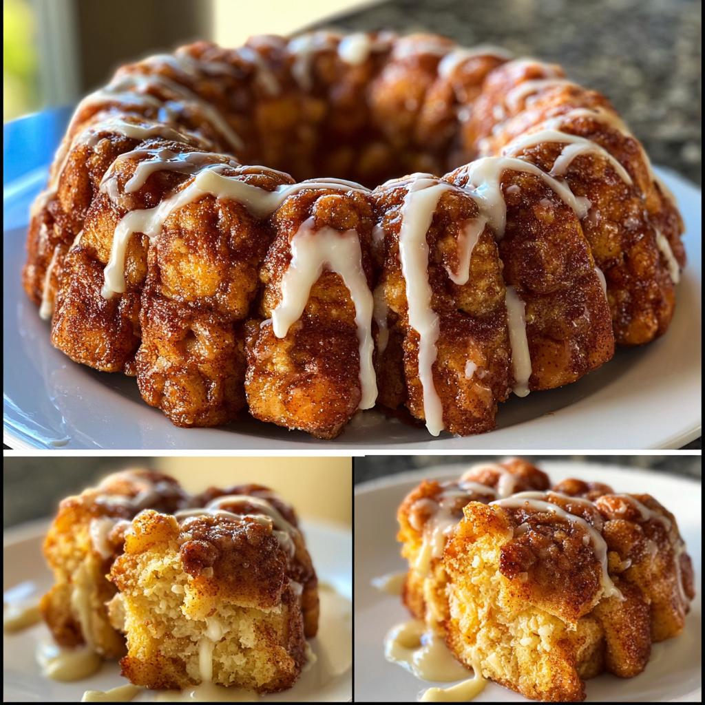 monkey bread made with biscuits - detail 1