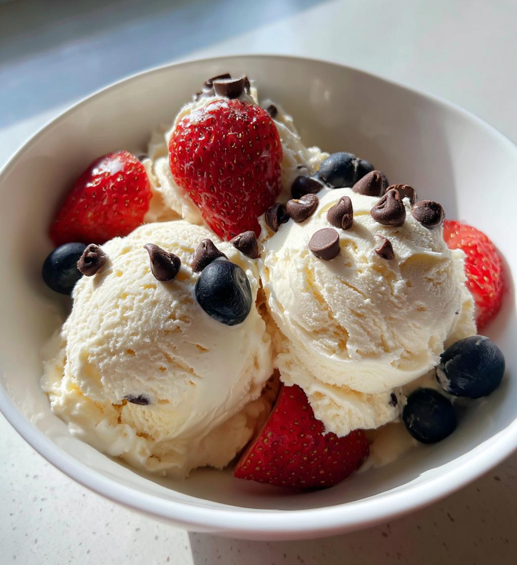 no churn ice cream - detail 1
