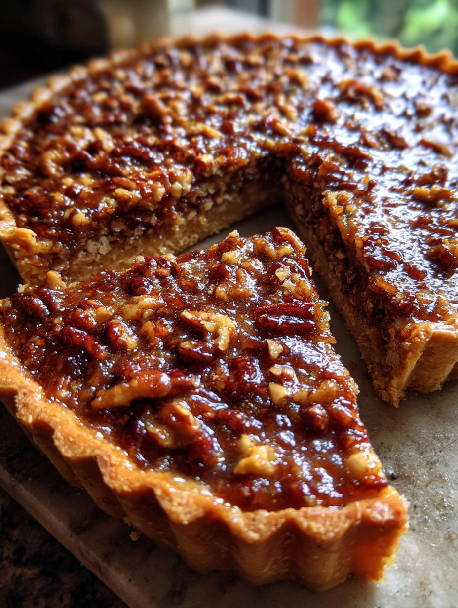 nutty caramel crunch tart
