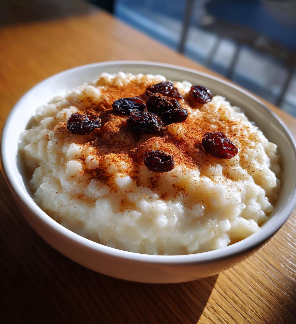old fashioned rice pudding