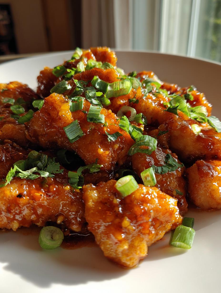orange chicken - detail 1
