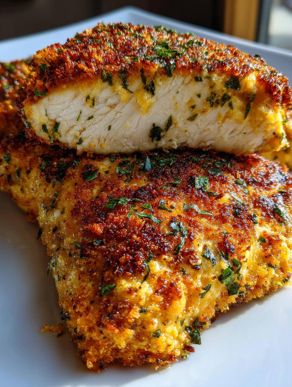 parmesan crusted chicken