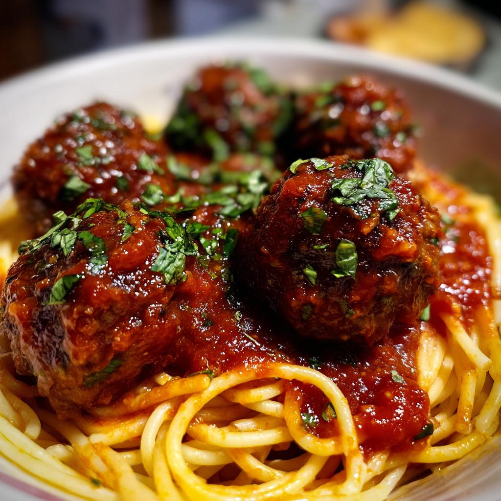 pasta meatballs