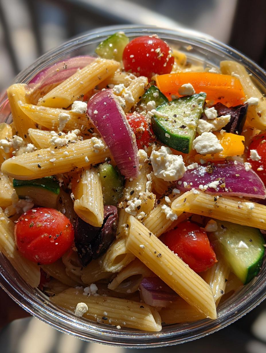 pasta salad - detail 1