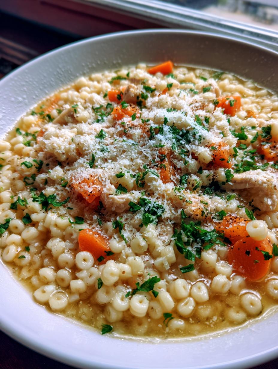 pastina italian comfort food - detail 1