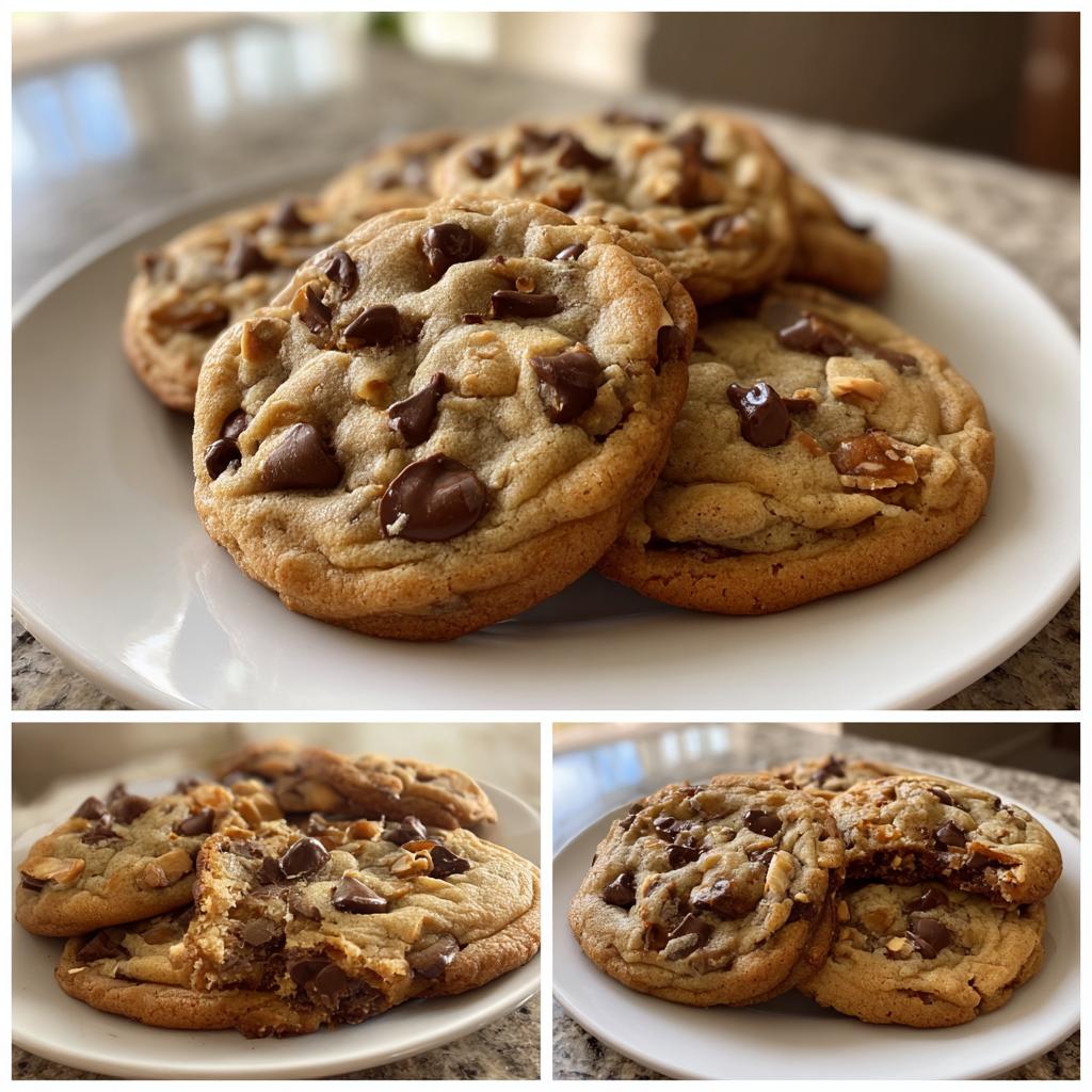 peanut butter chocolate chip cookies - detail 1