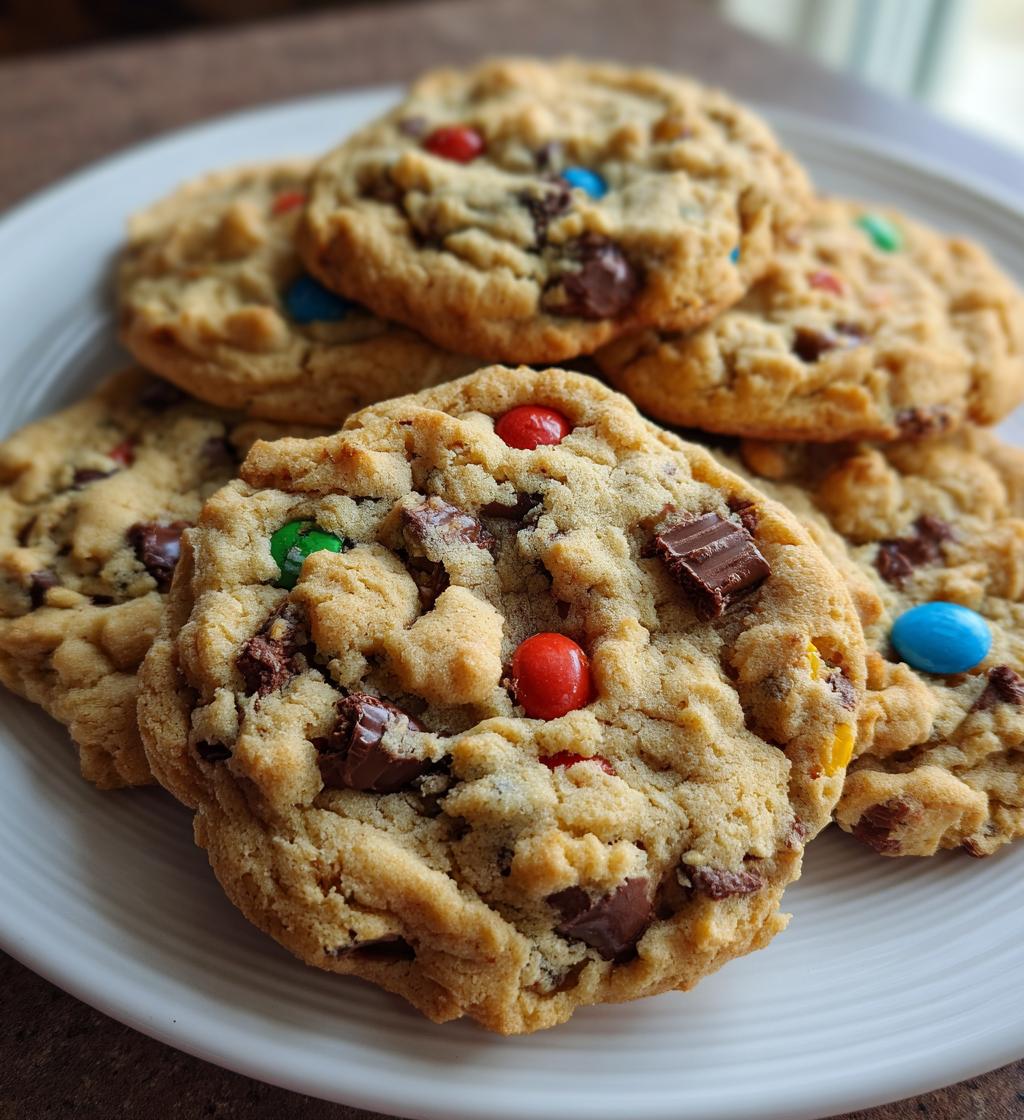 peanut butter monster cookies - detail 1