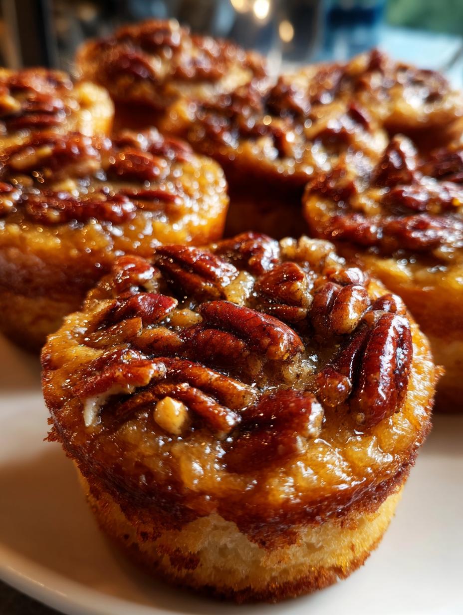 pecan pie muffins - detail 1