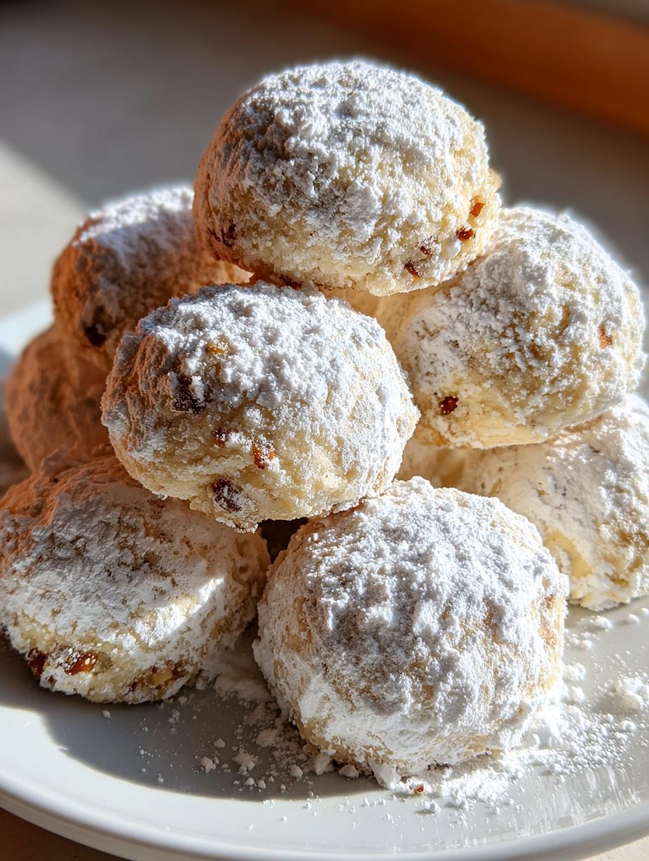pecan snowball cookies - detail 1