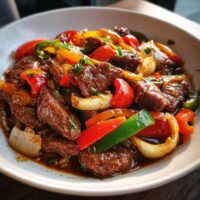 pepper steak and onions chinese