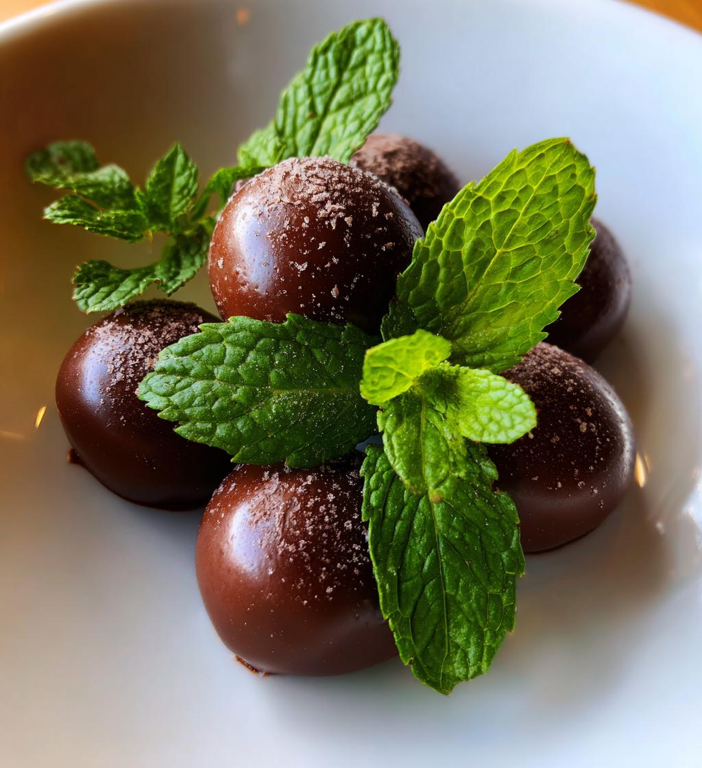 peppermint meltaways - detail 1