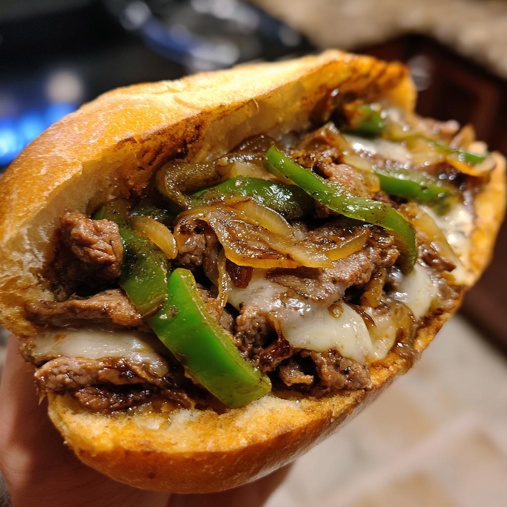philly cheesesteak - detail 1