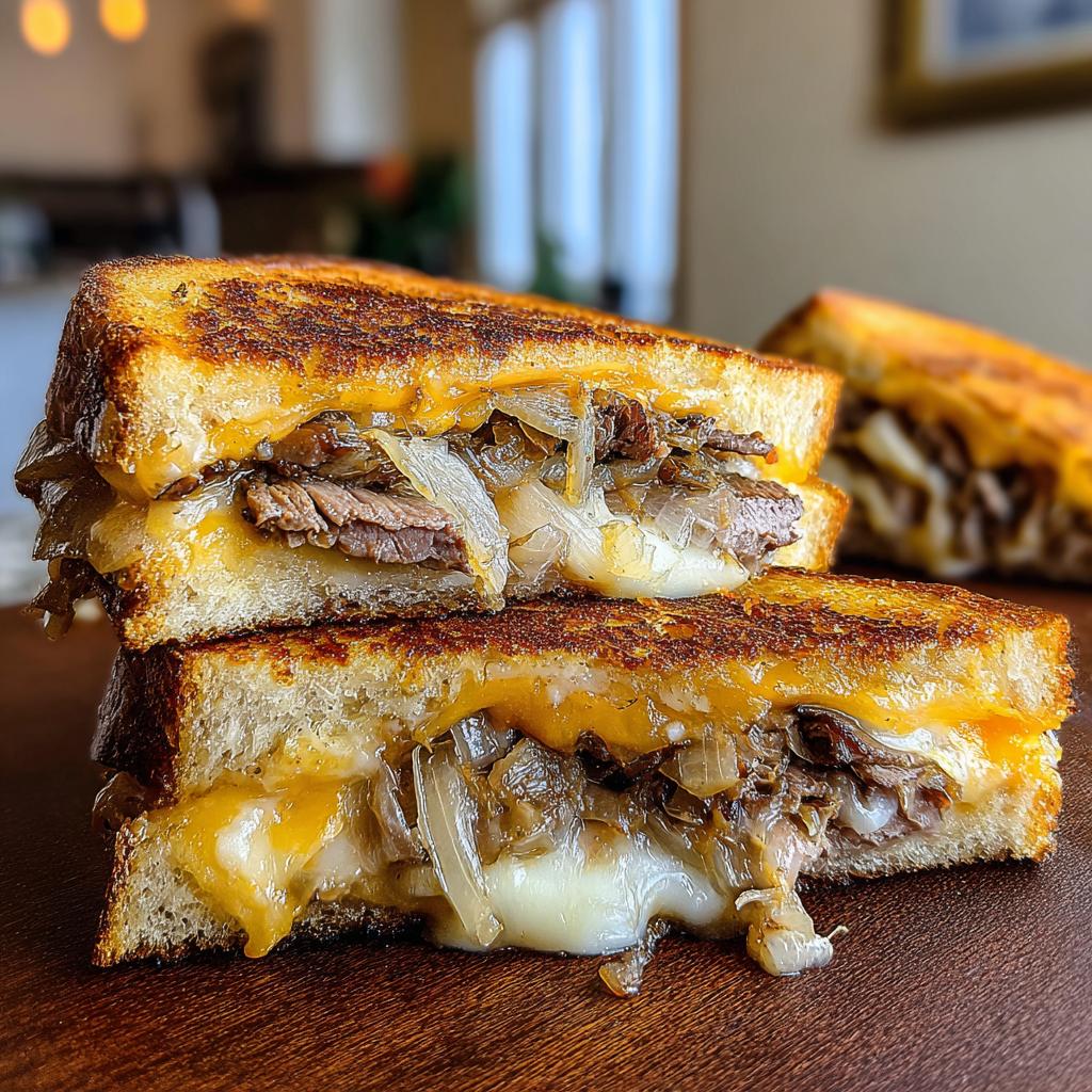 philly grilled cheese sandwich