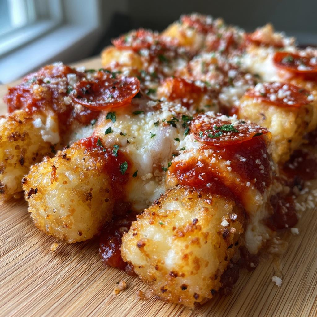 pizza tater tots - detail 1