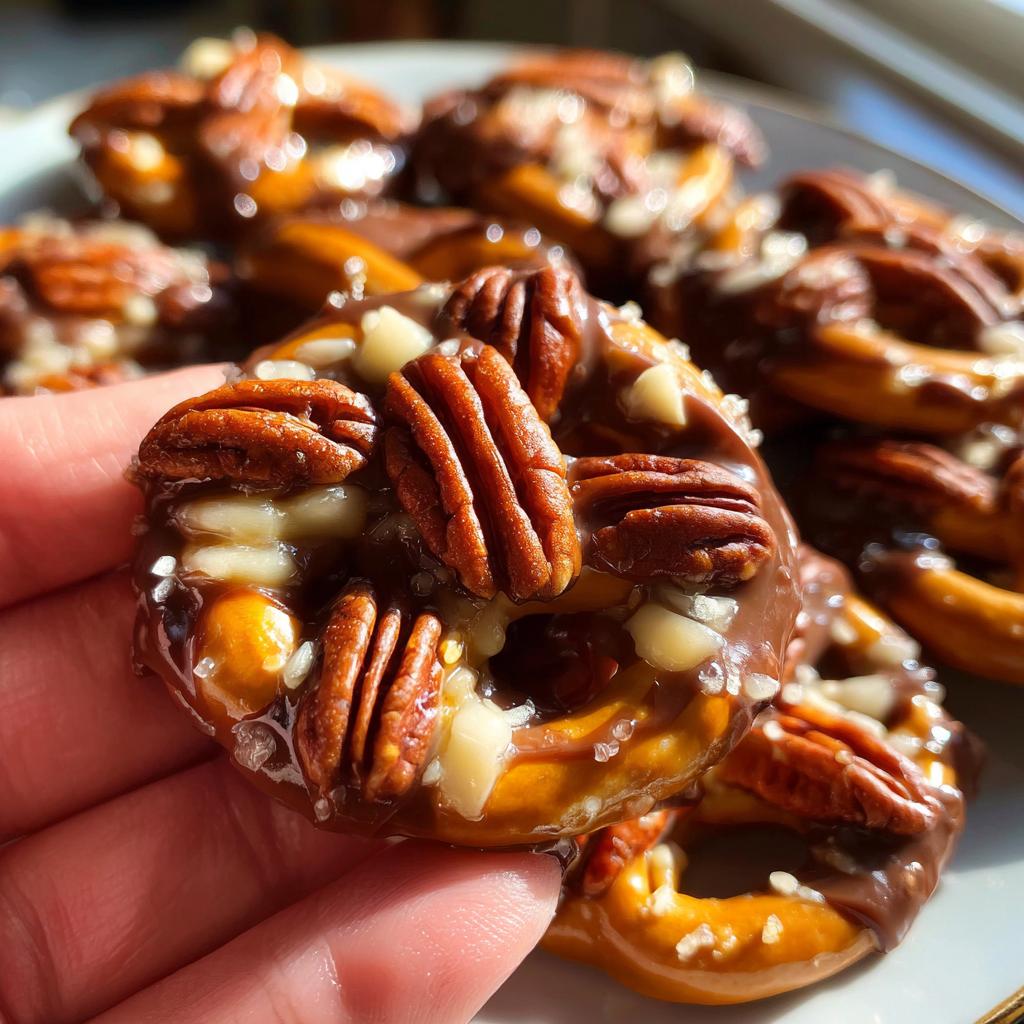 pretzel rolo bites - detail 1