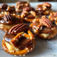 pretzel rolo bites