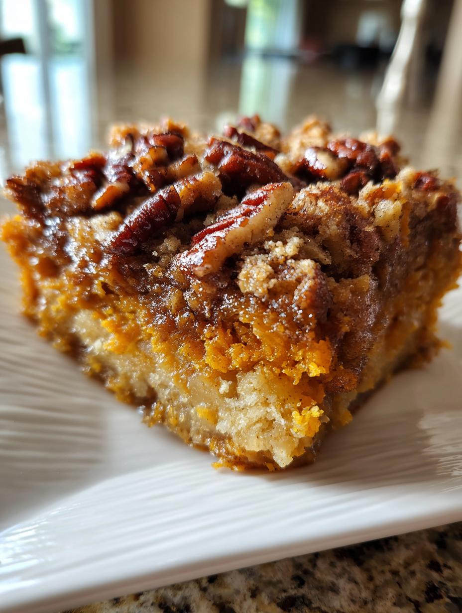 pumpkin and pecan cobbler - detail 1