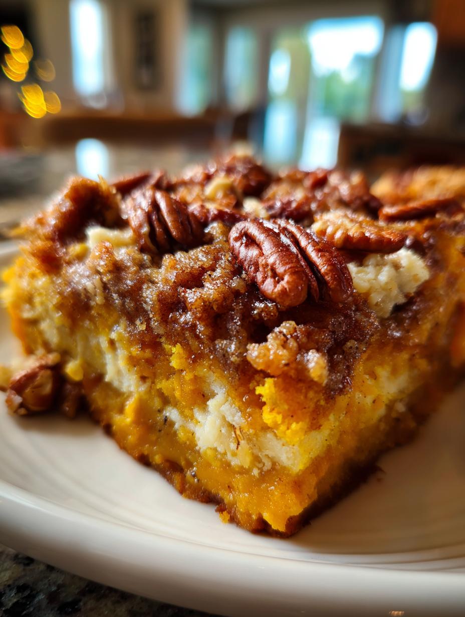pumpkin and pecan cobbler