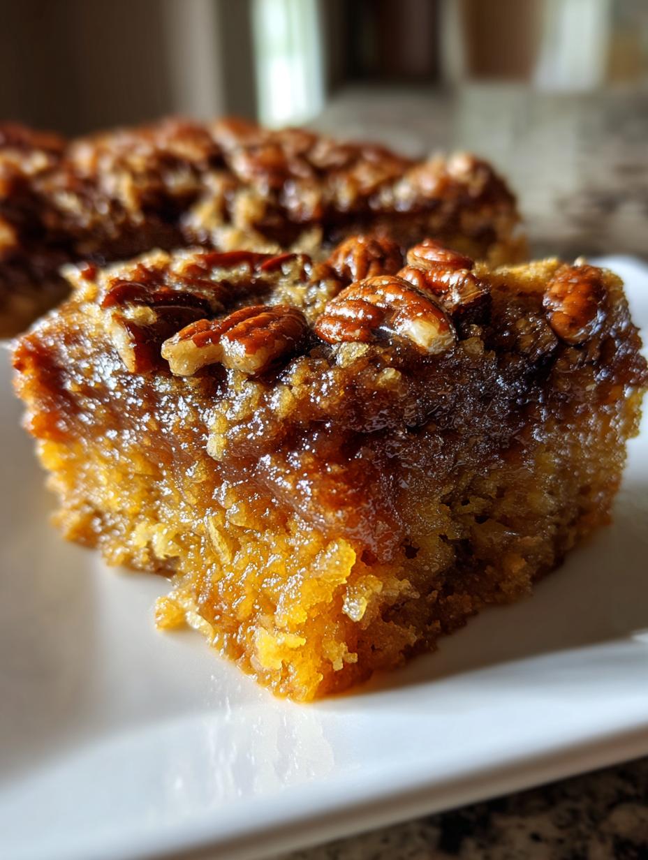 pumpkin pecan cobbler easy - detail 1
