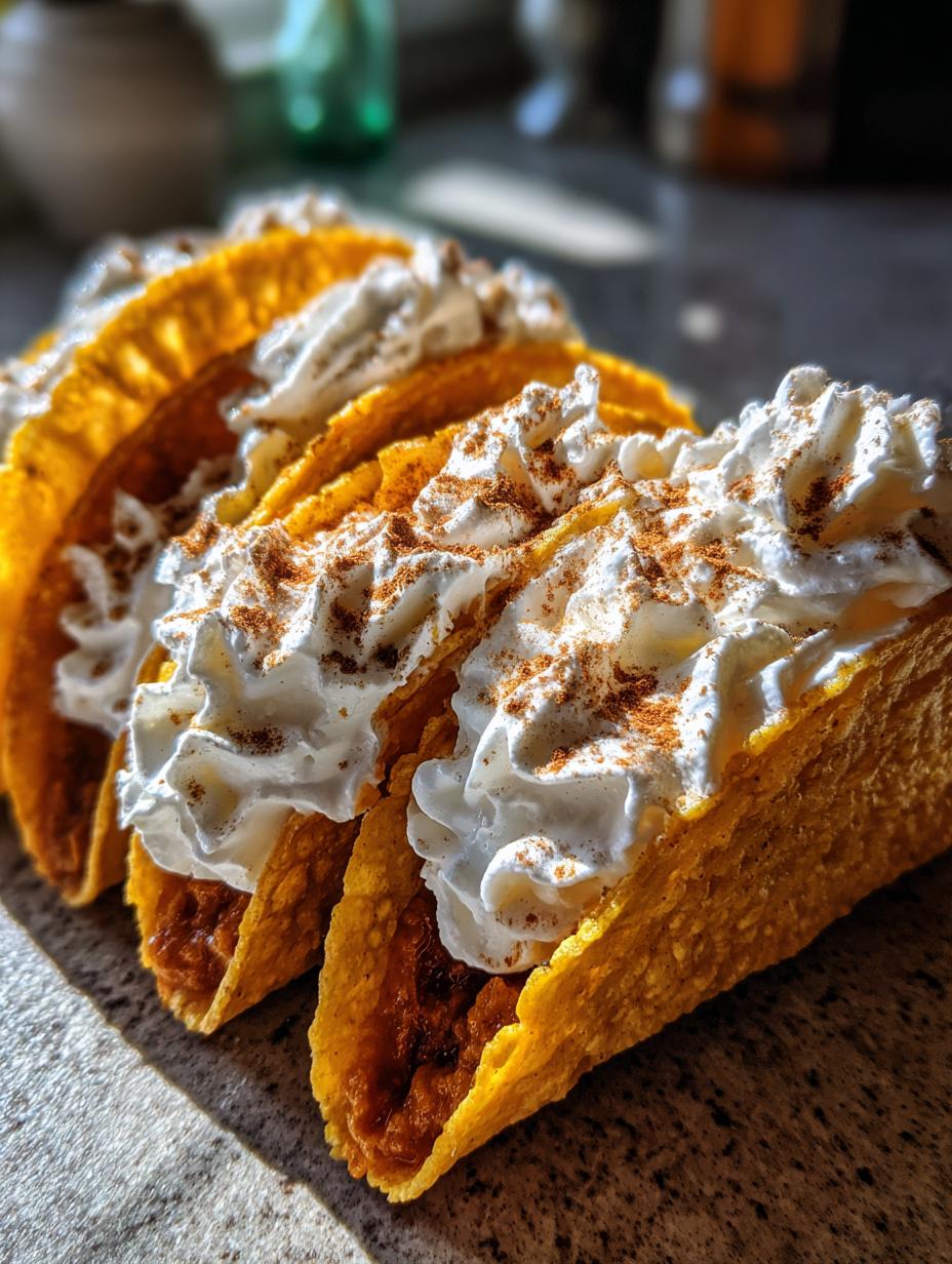 pumpkin pie tacos - detail 1