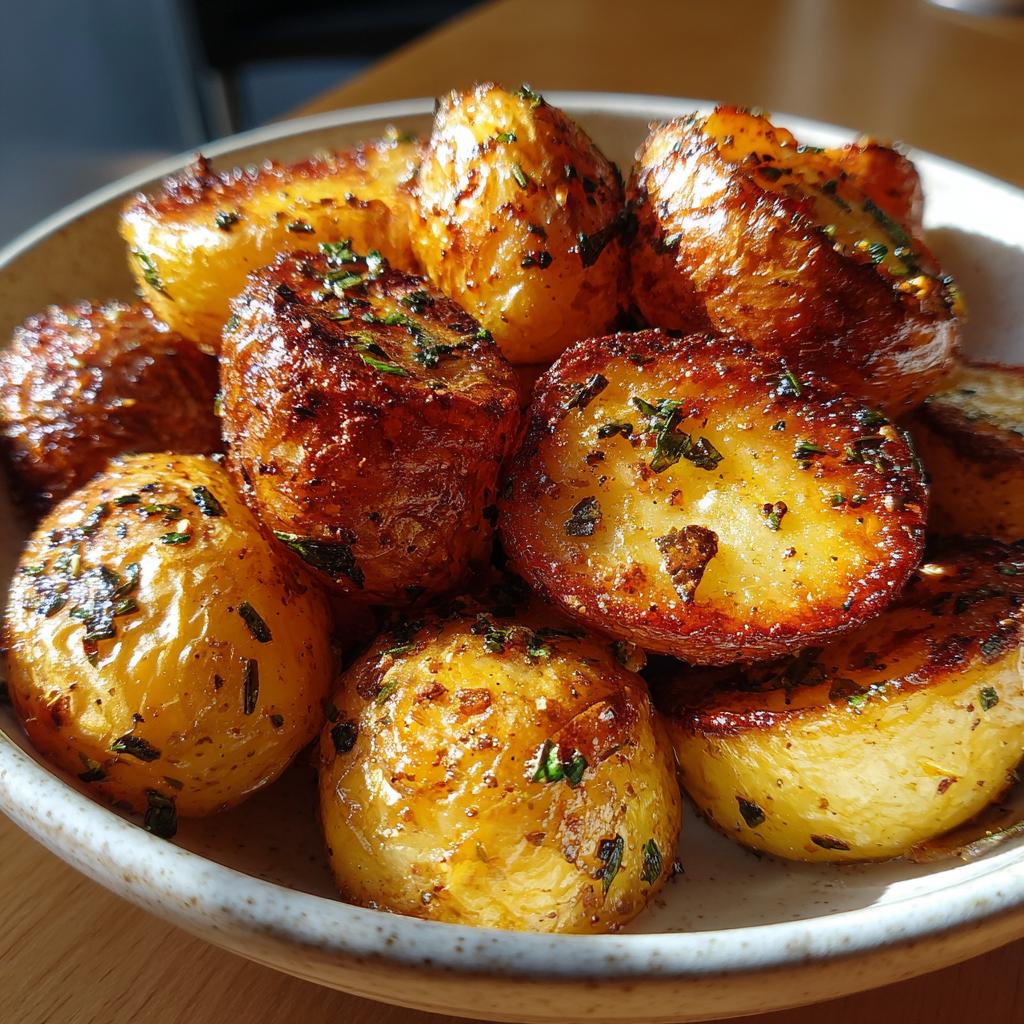 roasted baby potatoes