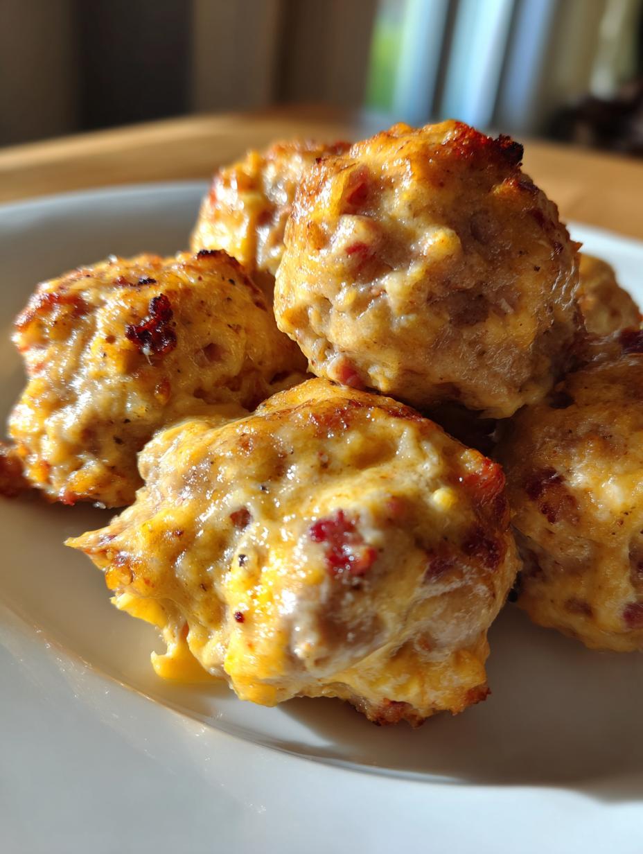 sausage balls with cream cheese and rotel