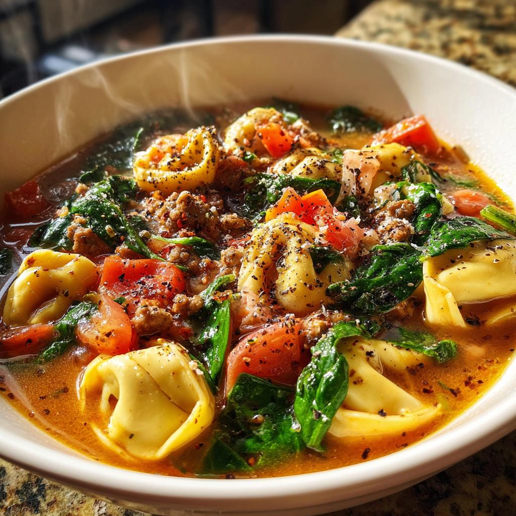 sausage tortellini soup