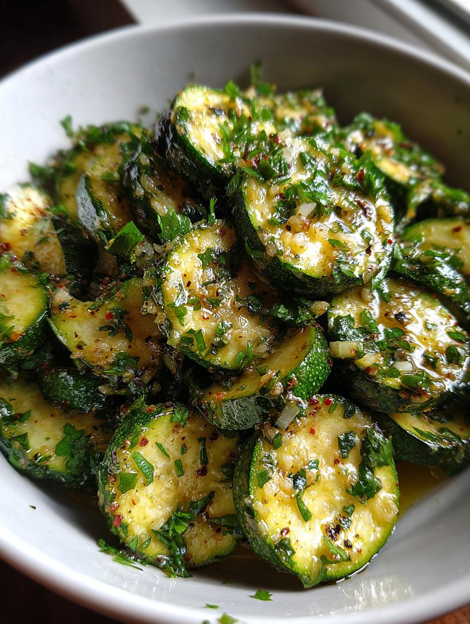 sauteed zucchini - detail 1