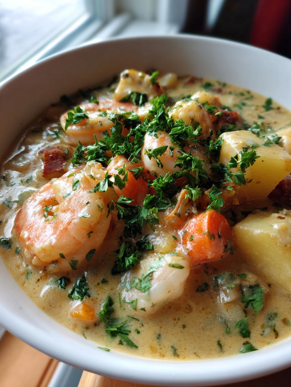 seafood chowder recipe creamy - detail 1