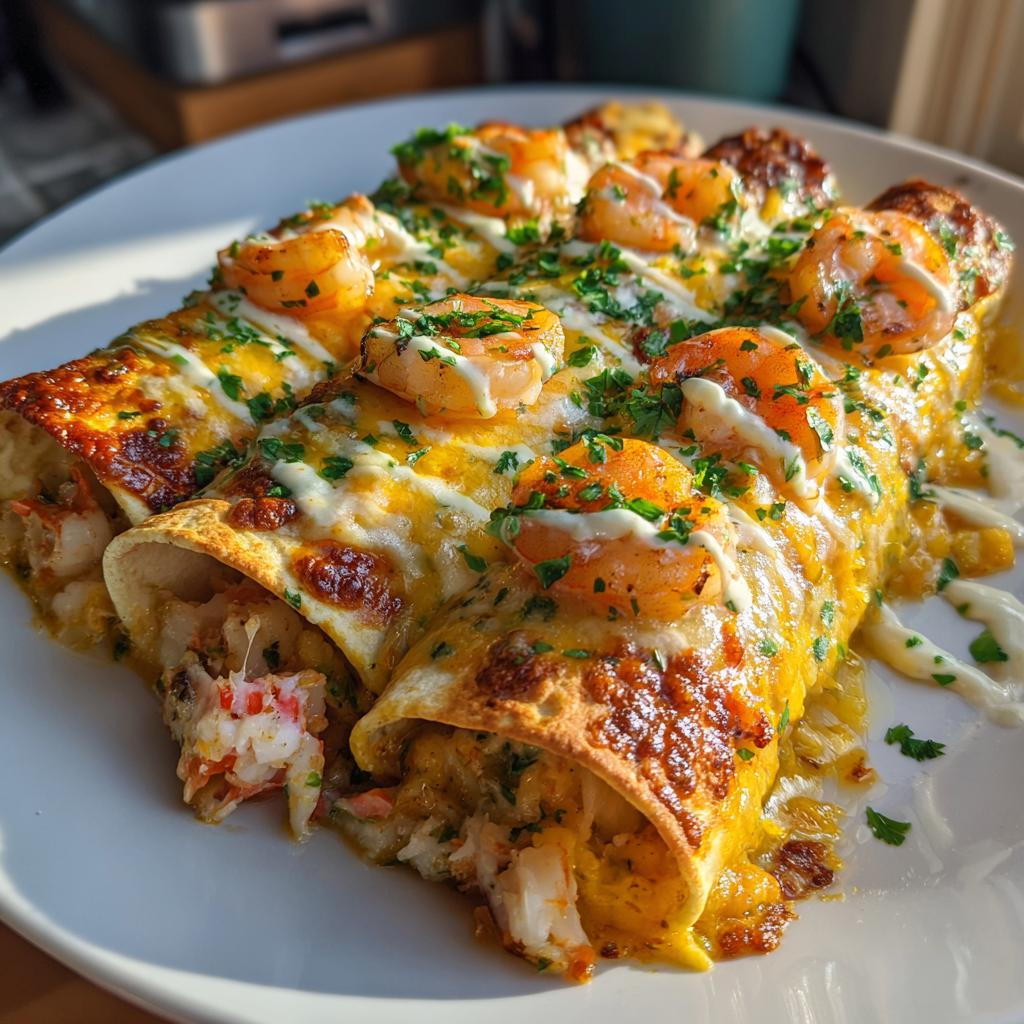 seafood enchiladas