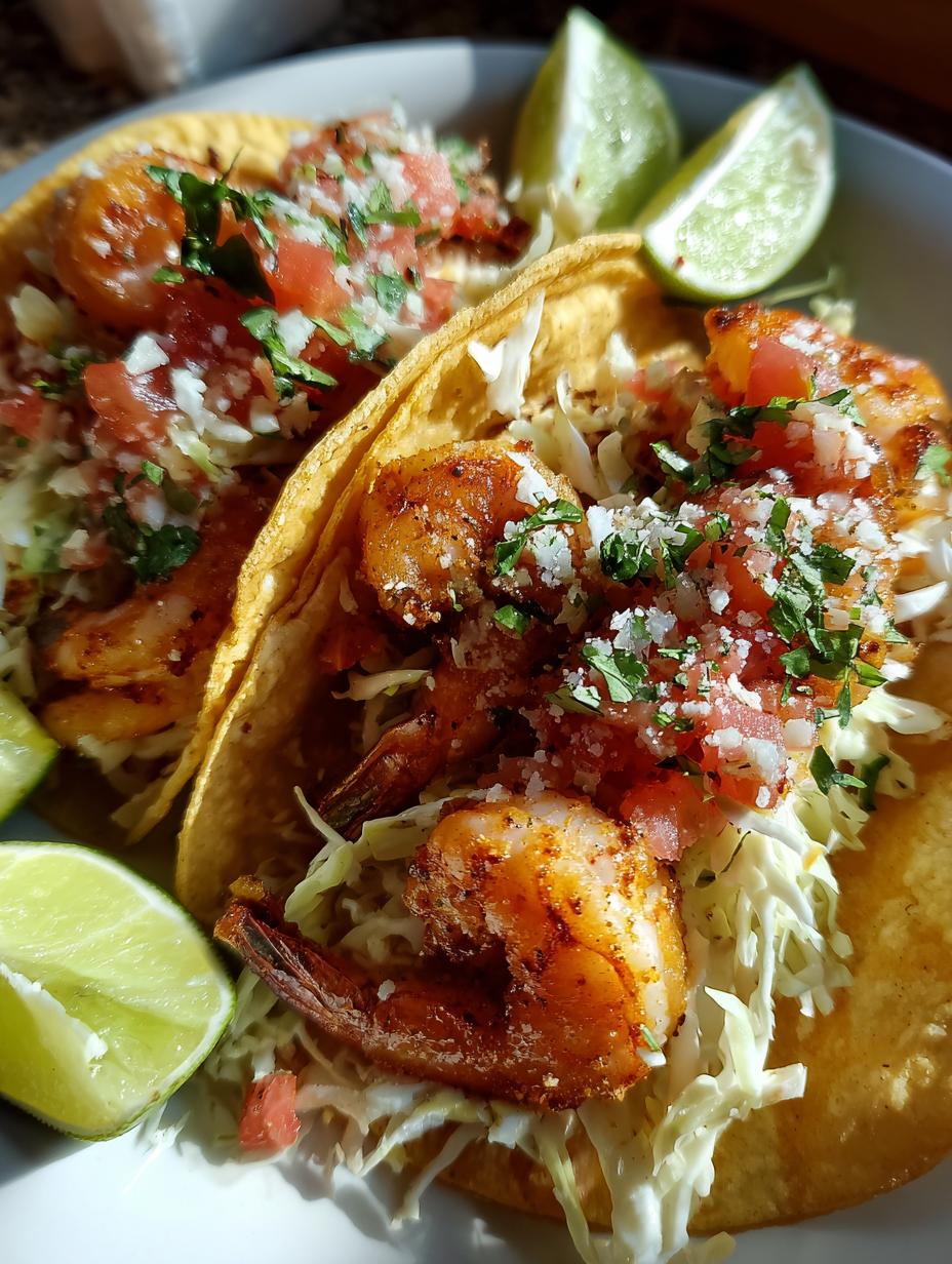 shrimp tacos - detail 1