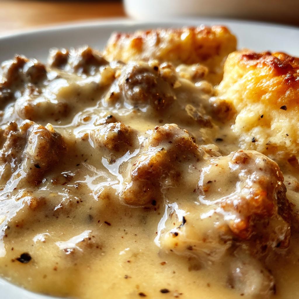 simple homemade sausage gravy