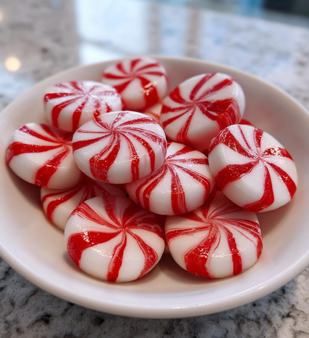 soft christmas peppermints - detail 1