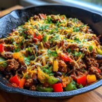 southwest skillet with ground beef