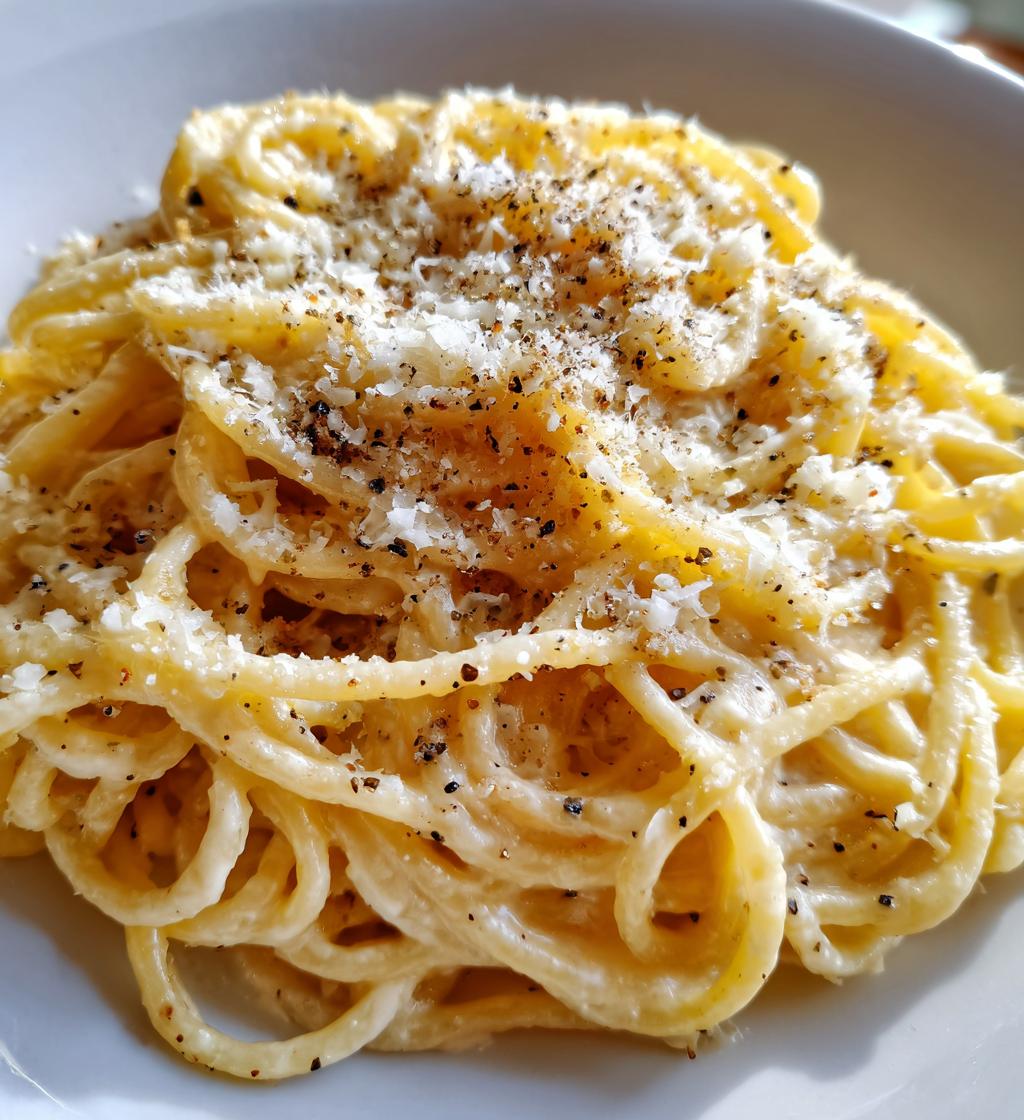 spaghetti alfredo - detail 1