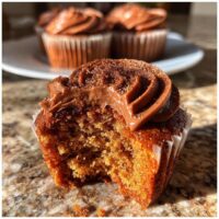spiced nutella cupcakes