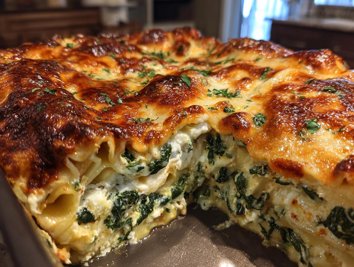 spinach lasagna recipe