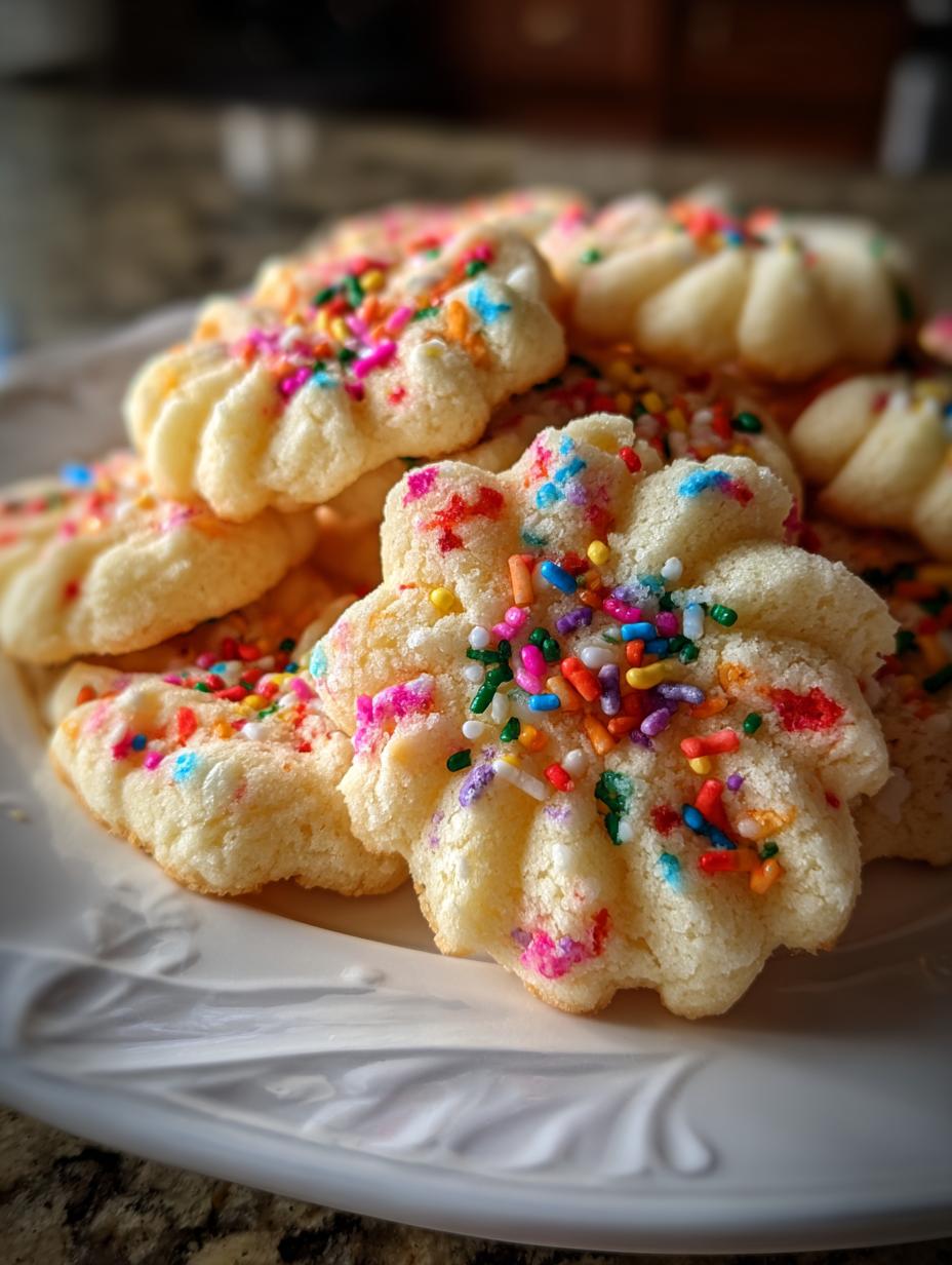 spritz cookies - detail 1