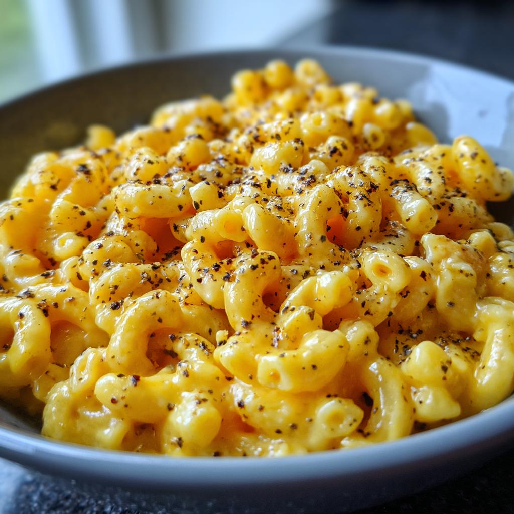 stovetop macaroni and cheese - detail 1